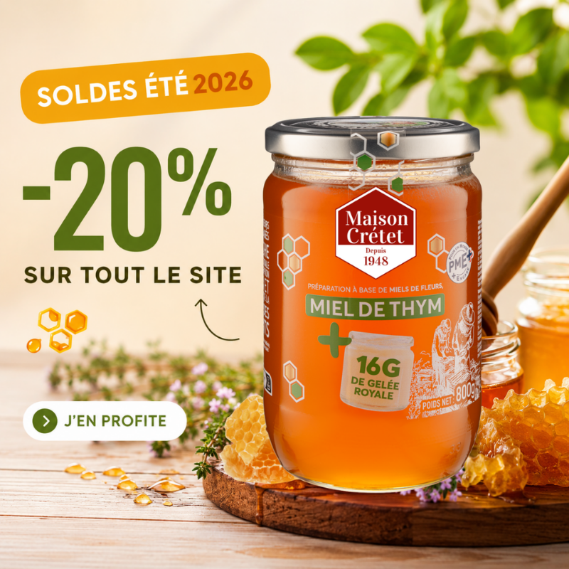 SOLDES ETE 2026 : -20% sur tout le site -  Remise automatiquement appliquée dans le panier